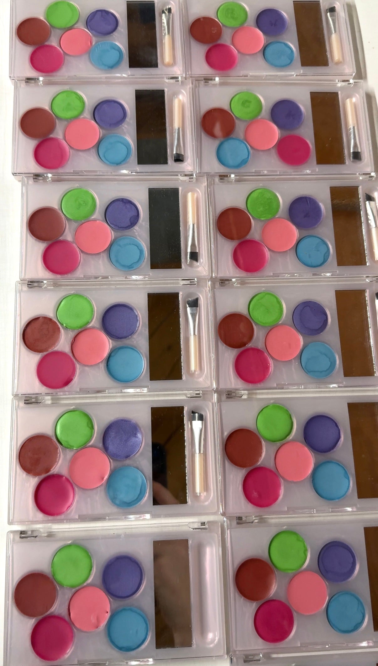 Paraben free Princess palette- nontoxic play pretend make up for kids