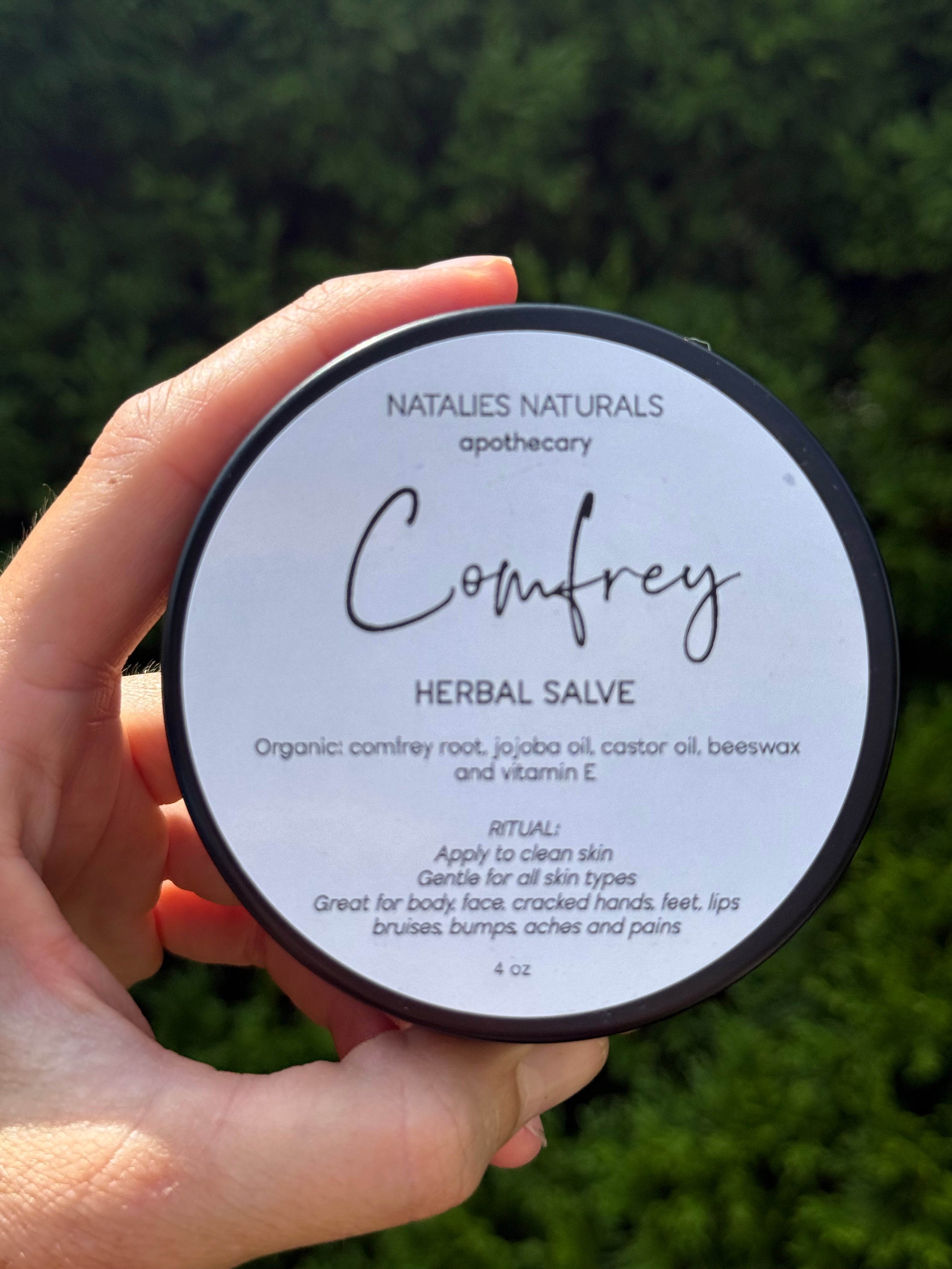 Comfrey oil salve