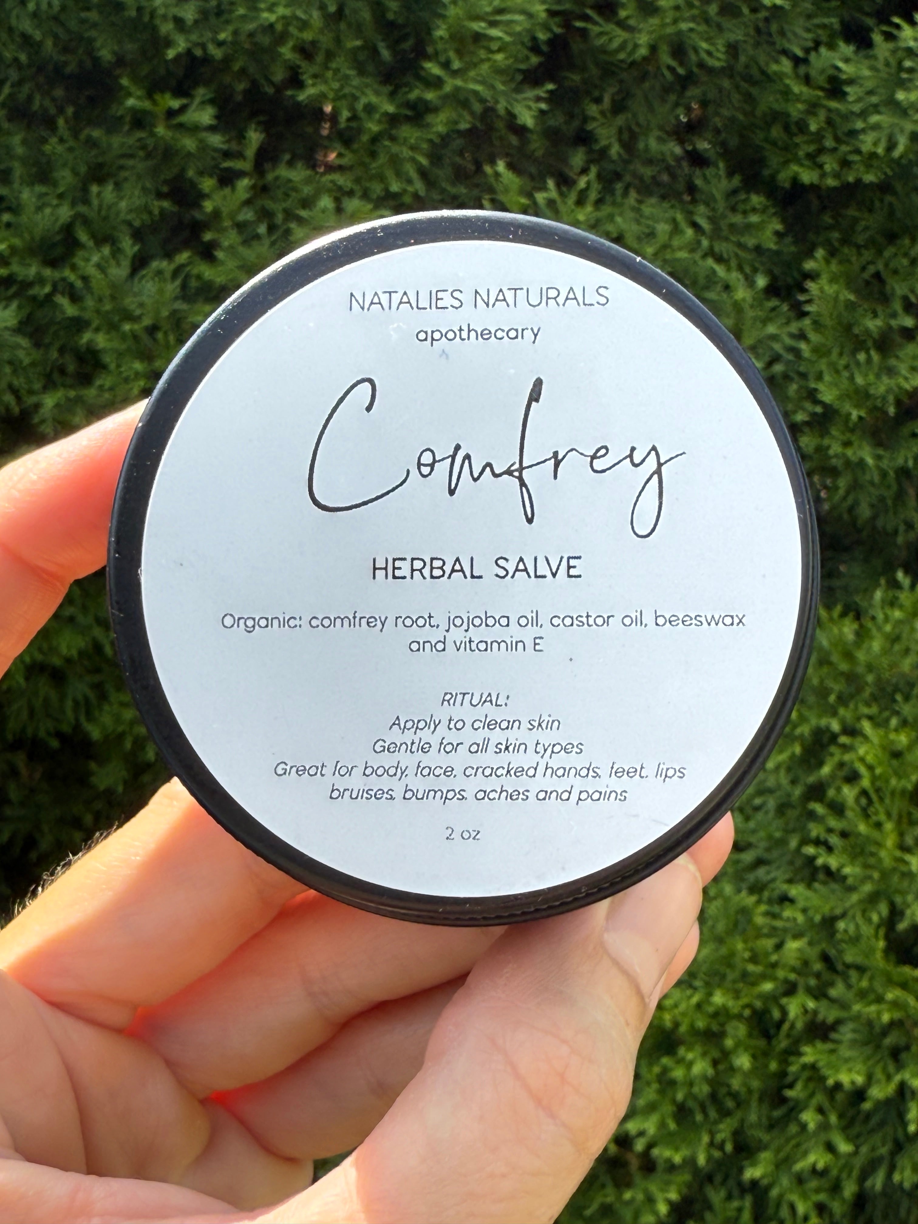 Comfrey oil salve