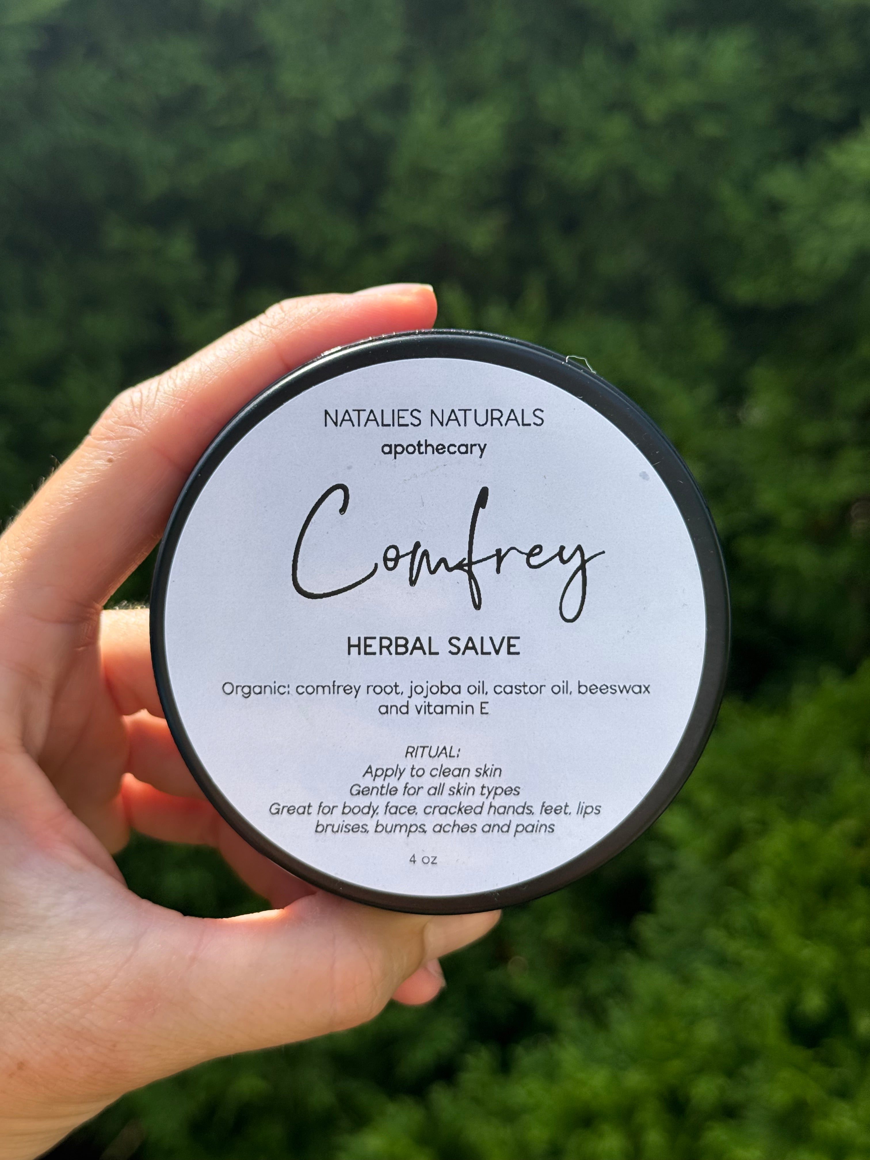 Comfrey oil salve
