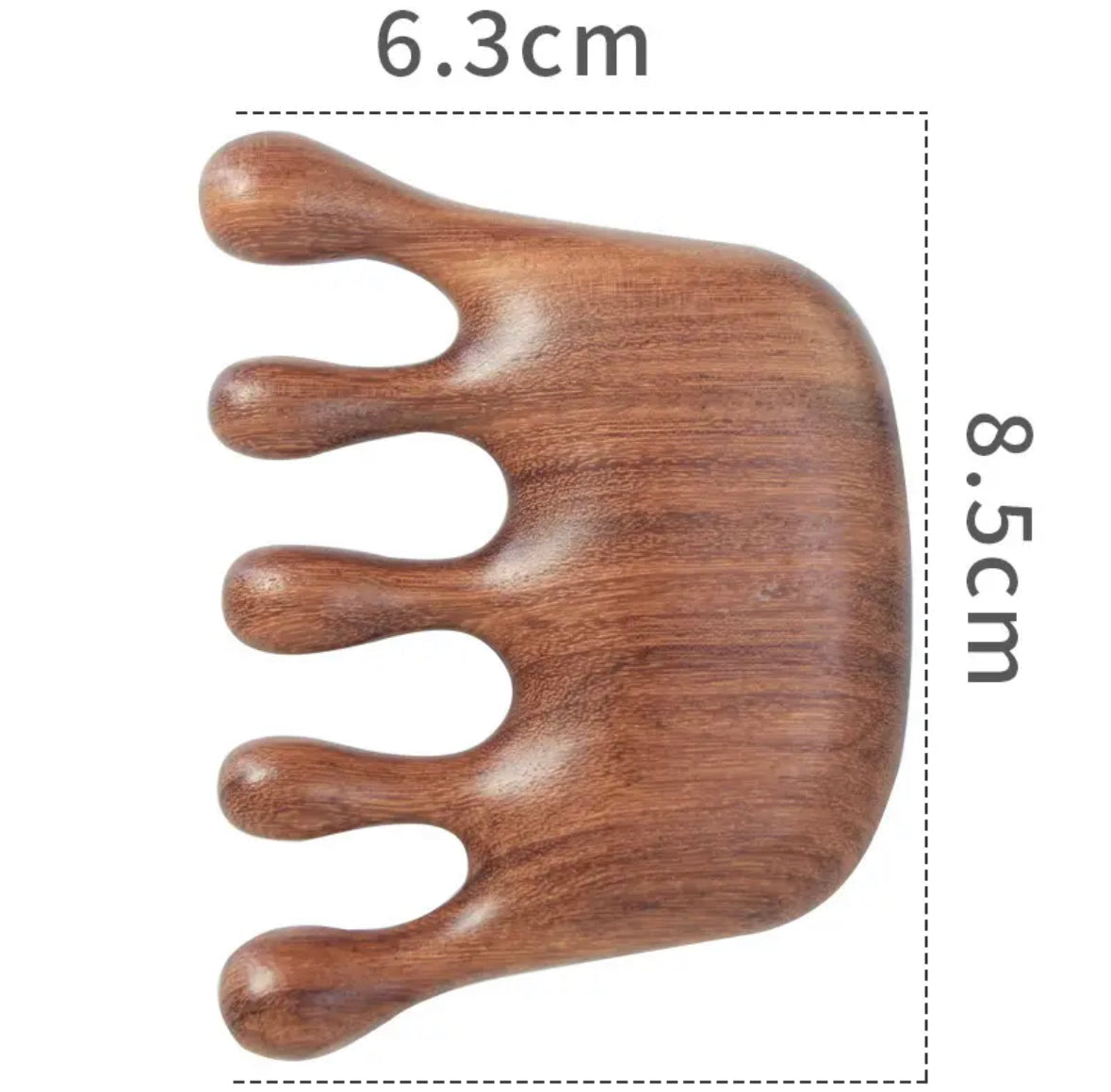 Sandalwood Massage Comb - Natalies Naturals Apothecary