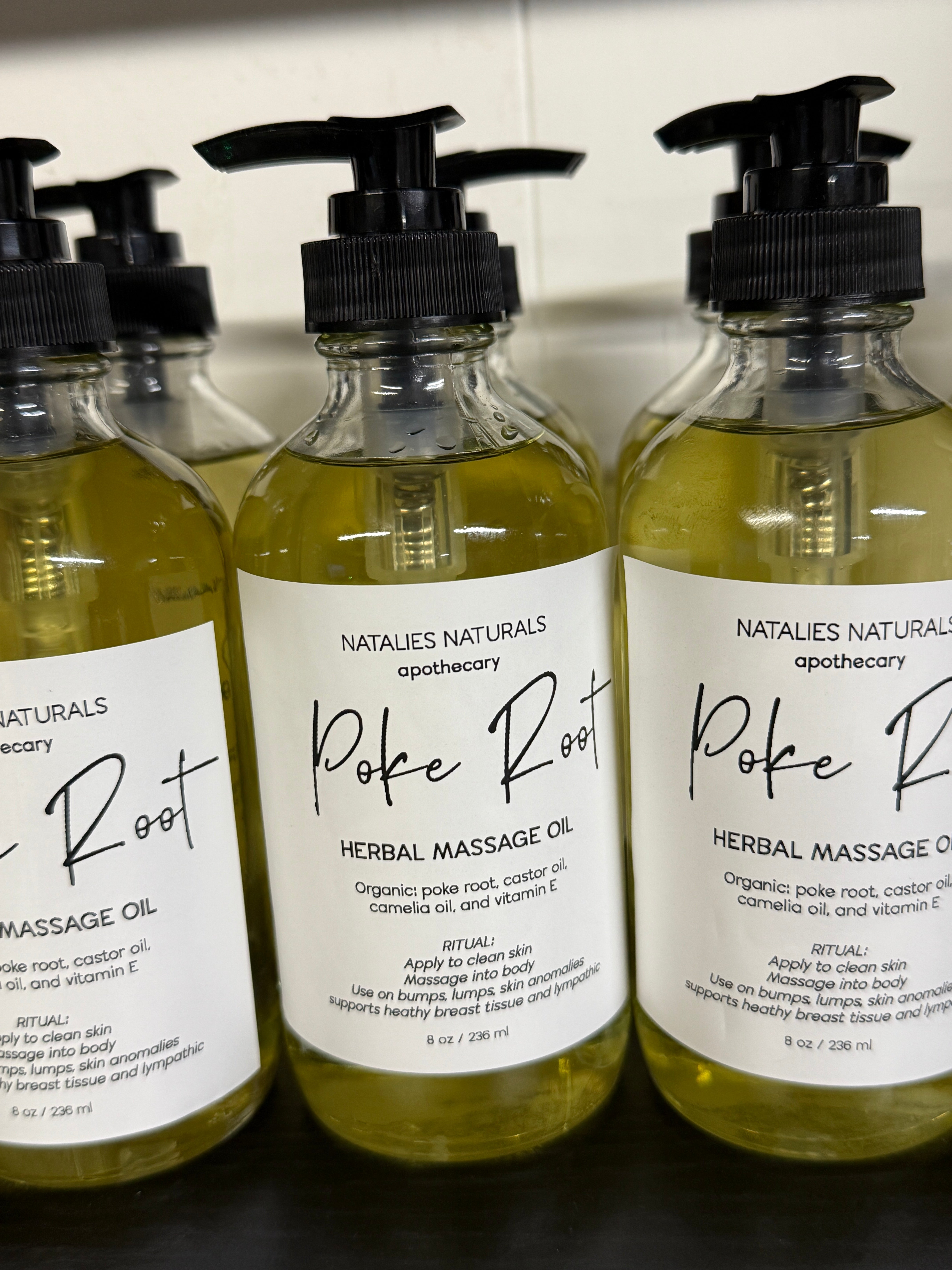 -Poke Root Oil – Herbal Lymphatic Support & Skin Nourishment