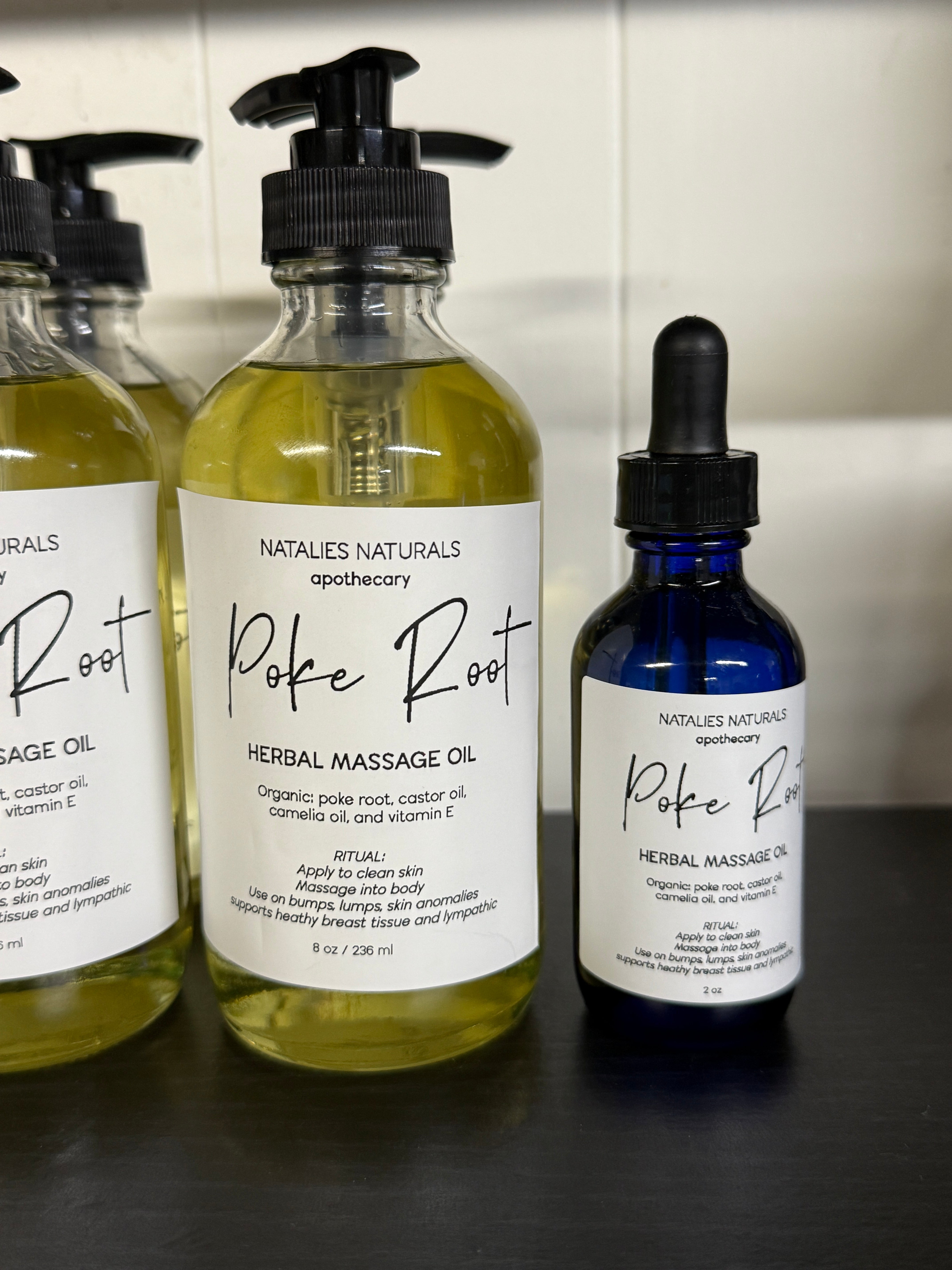-Poke Root Oil – Herbal Lymphatic Support & Skin Nourishment