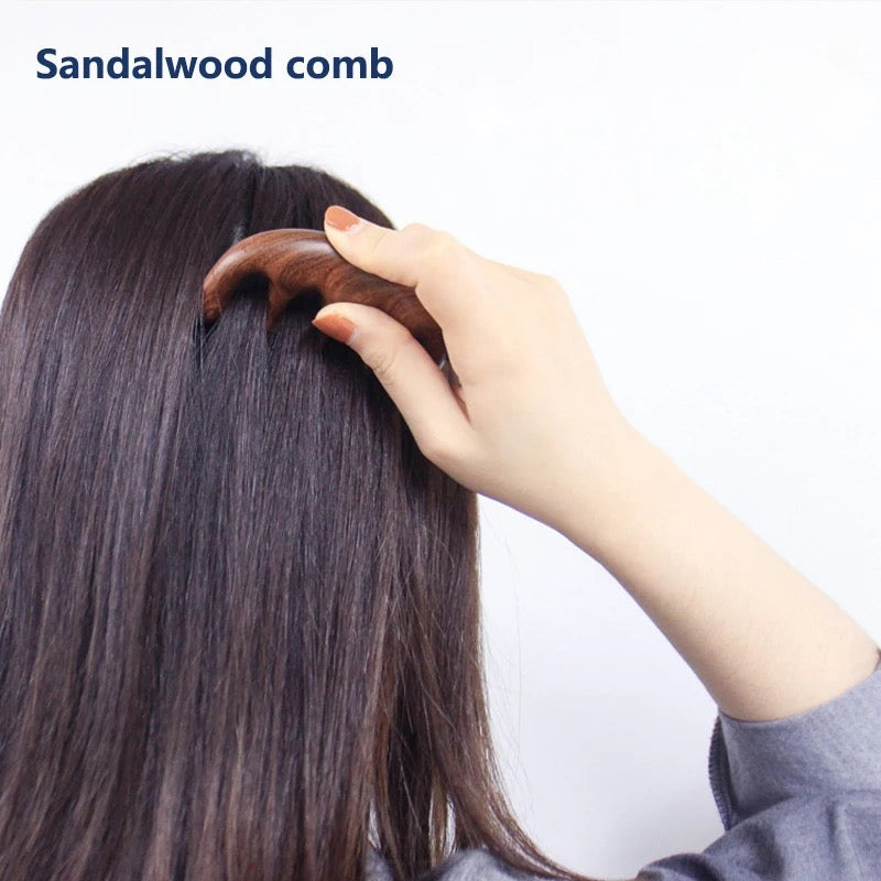 Sandalwood Massage Comb - Natalies Naturals Apothecary