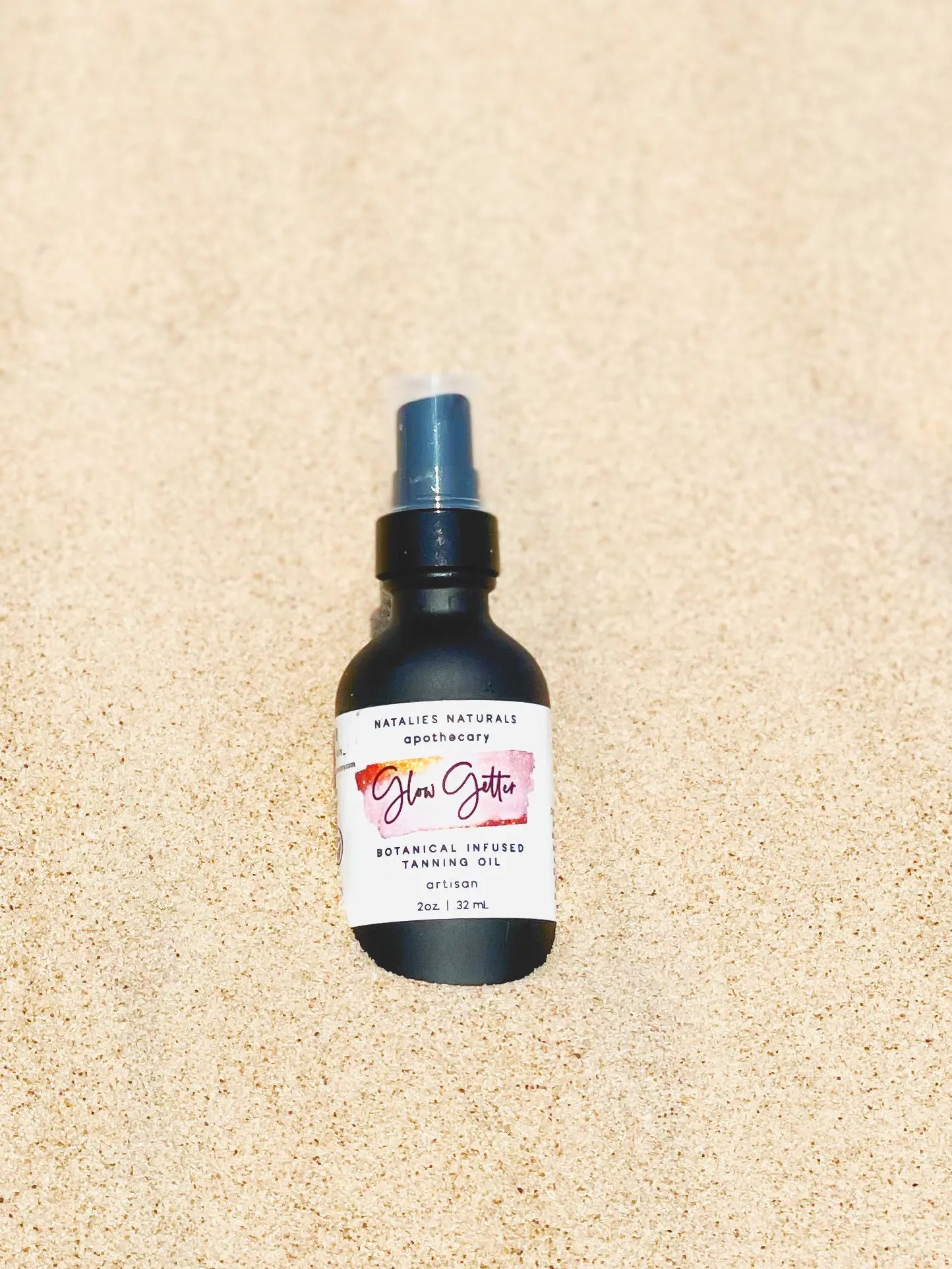 Glow Getter infused tanning oil Natalies Naturals Botanica
