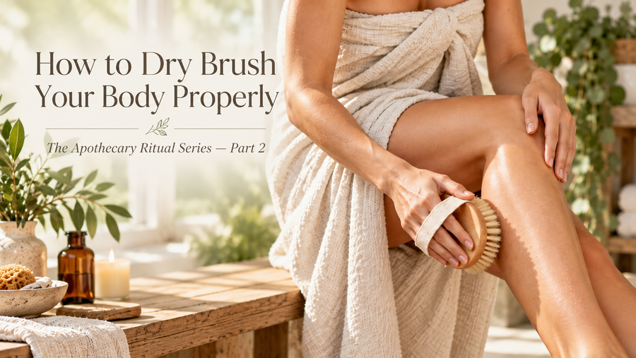 how to dry brush your body properly