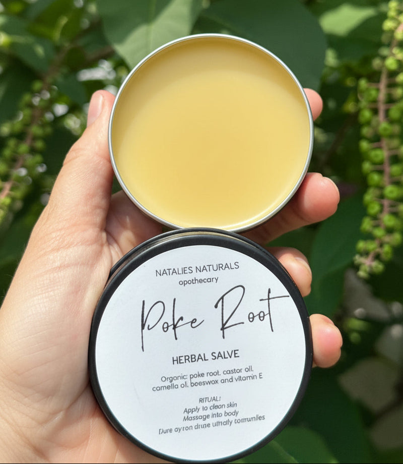 Poke Root Salve-lymphatic massage and support