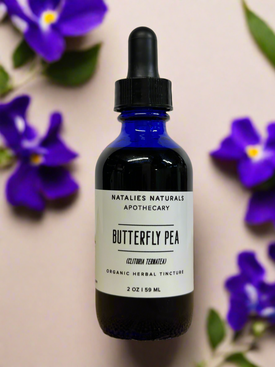 Butterfly Pea Flower tincture - Natalies Naturals Apothecary