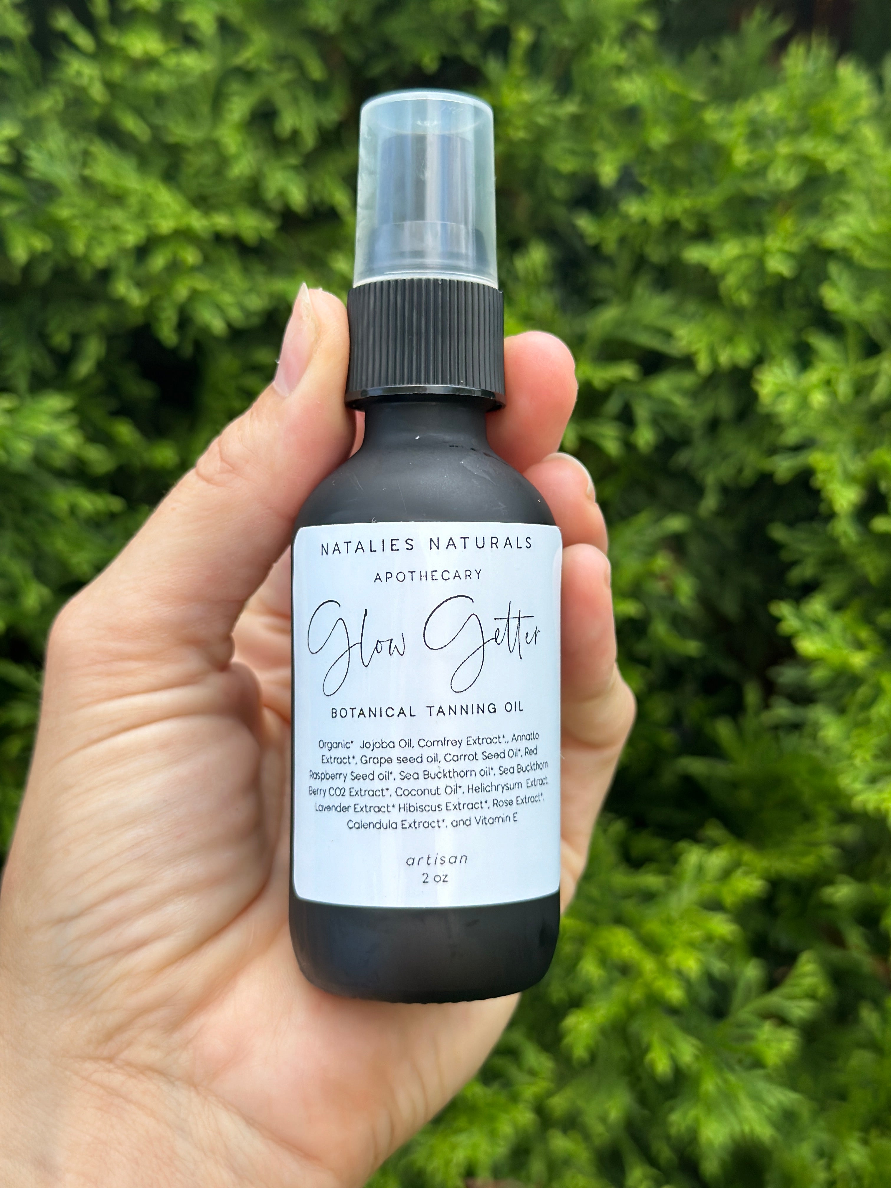 Glow Getter infused tanning oil - Natalies Naturals Apothecary