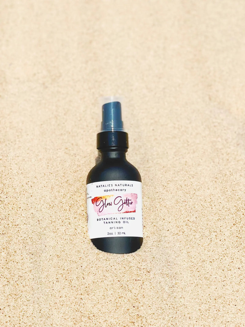 Glow Getter infused tanning oil Natalies Naturals Botanica