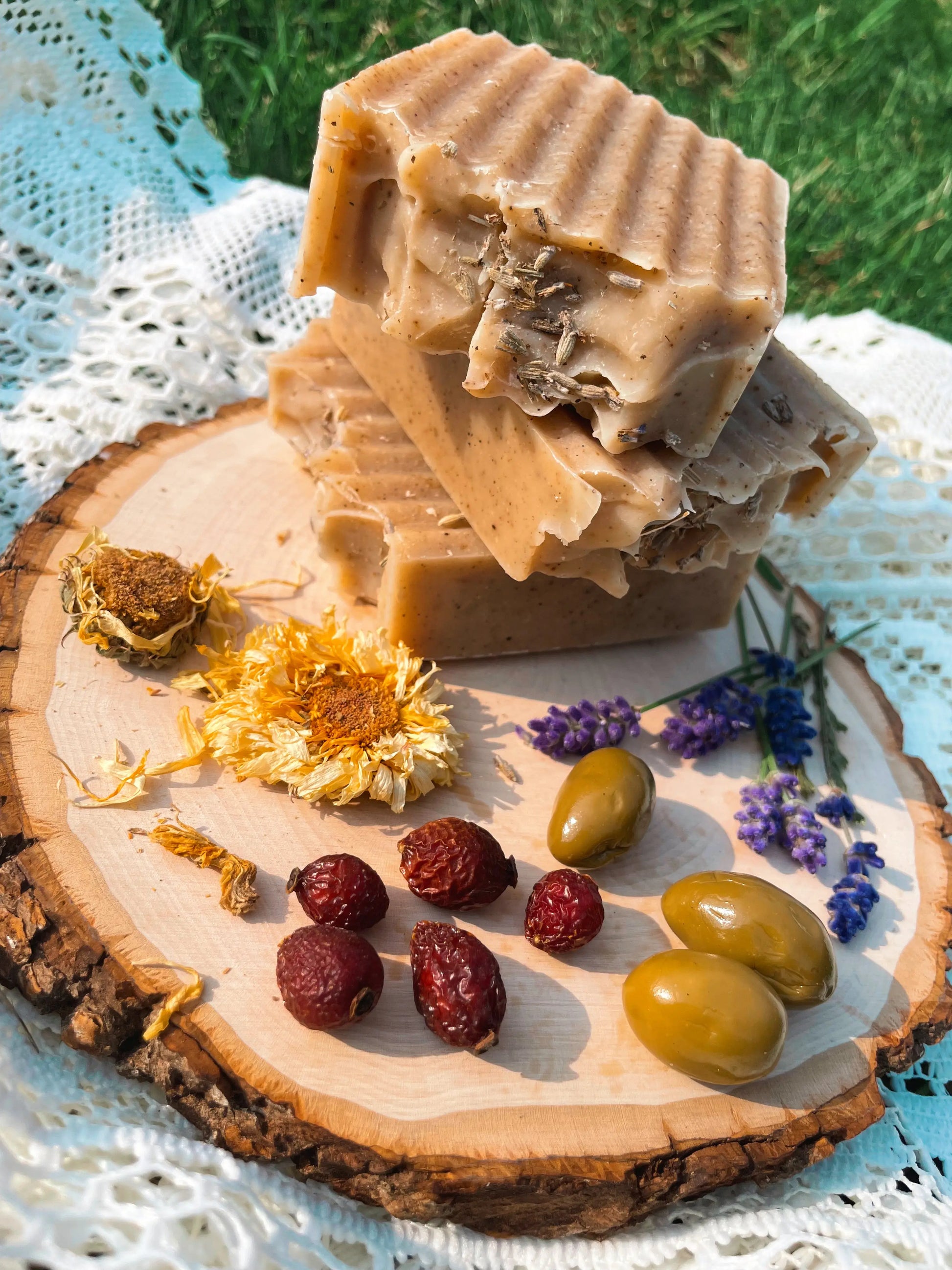 The Goat - herbal infused goat milk soap Natalies Naturals Apothecary